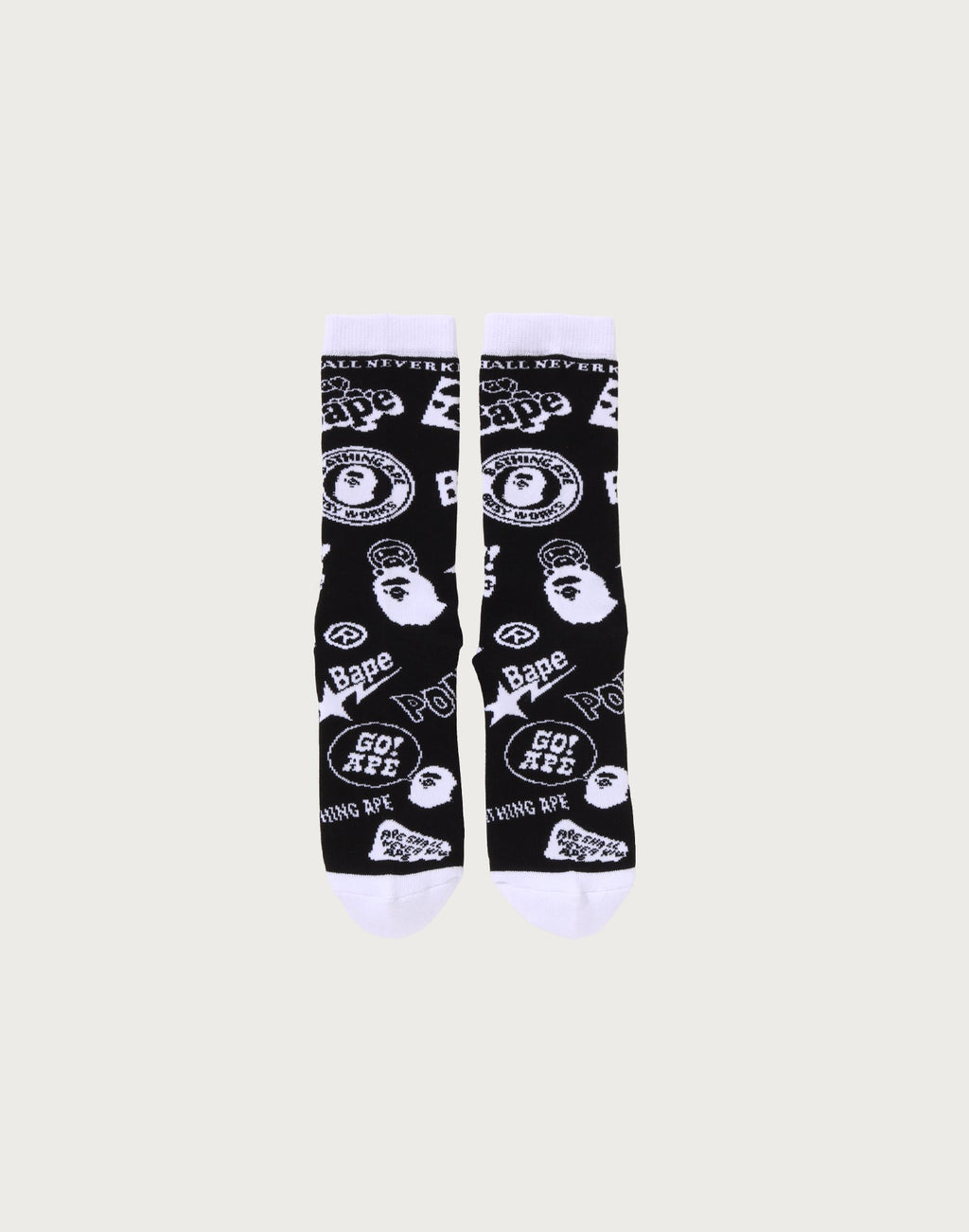 BAPE GRAPHIC PATTERN SOCKS MENS