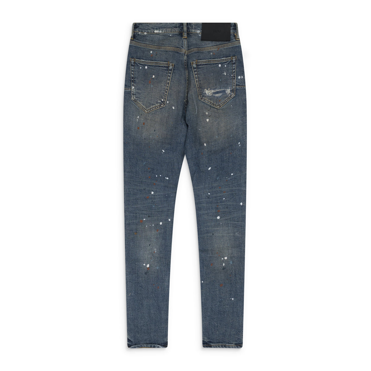 Indigo Paint Splatter P001 Jeans