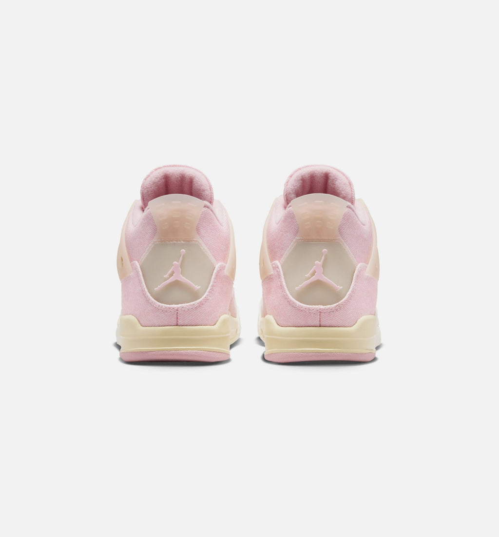 Air Jordan 4 Retro Pink Pearl And Iced Carmine Preschool Lifestyle Shoes - Pink Pearl/Iced Carmine/Coconut Milk