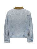 Haikure jacket with corduroy collar