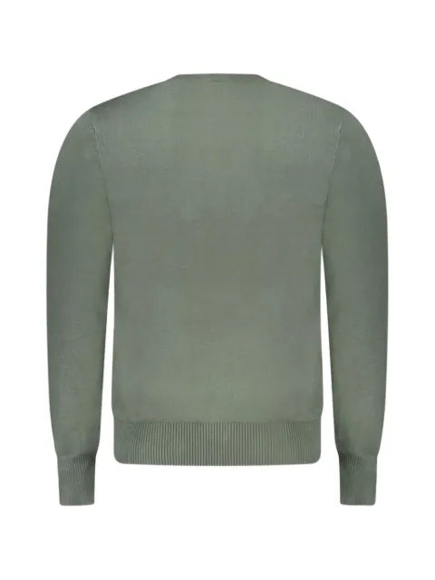 RIFLE crew-neck embroidered-logo sweater