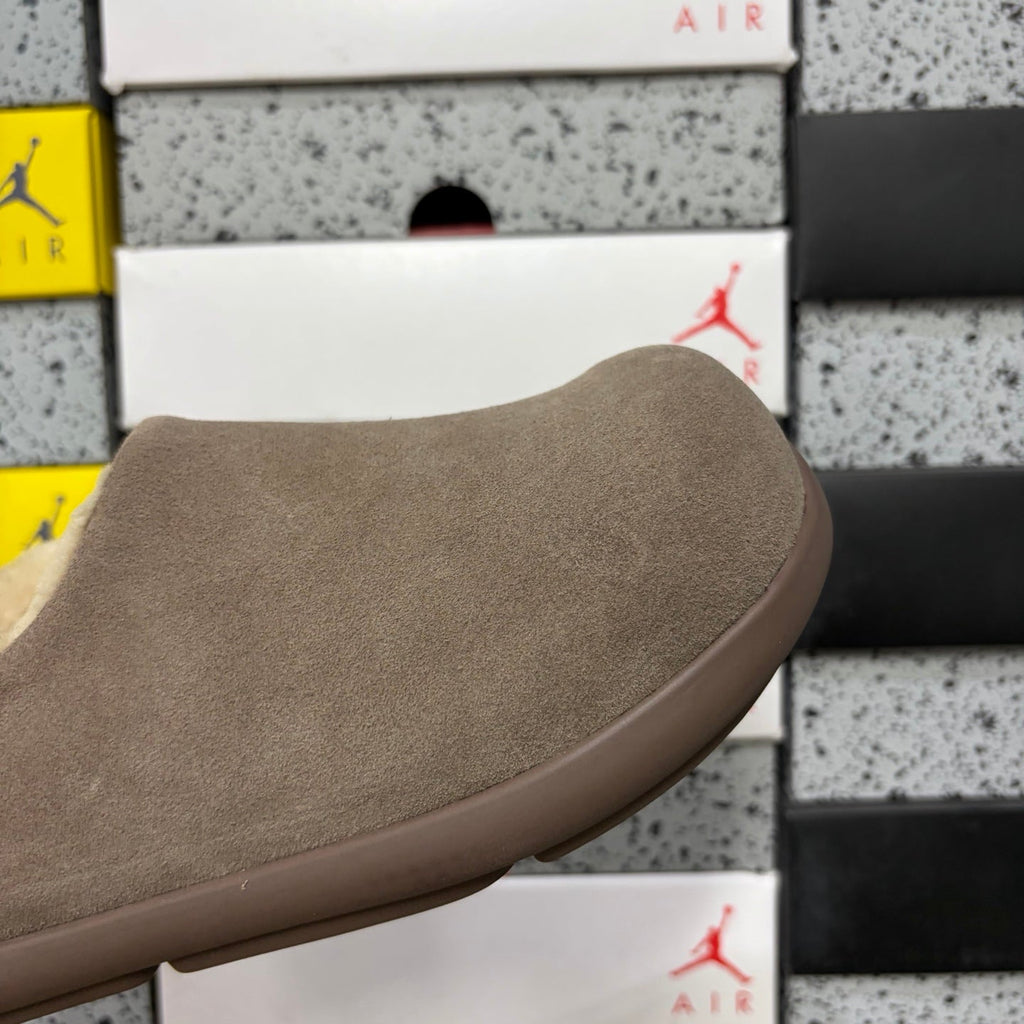 UGG Eversheepskin Mule – Women’s Slip-On Suede Clog with Sheepskin Lining in Taupe