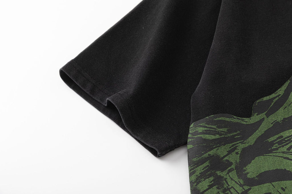 Off-White Crocodile Arrow Pattern Crew Neck Short Sleeve T Shirt