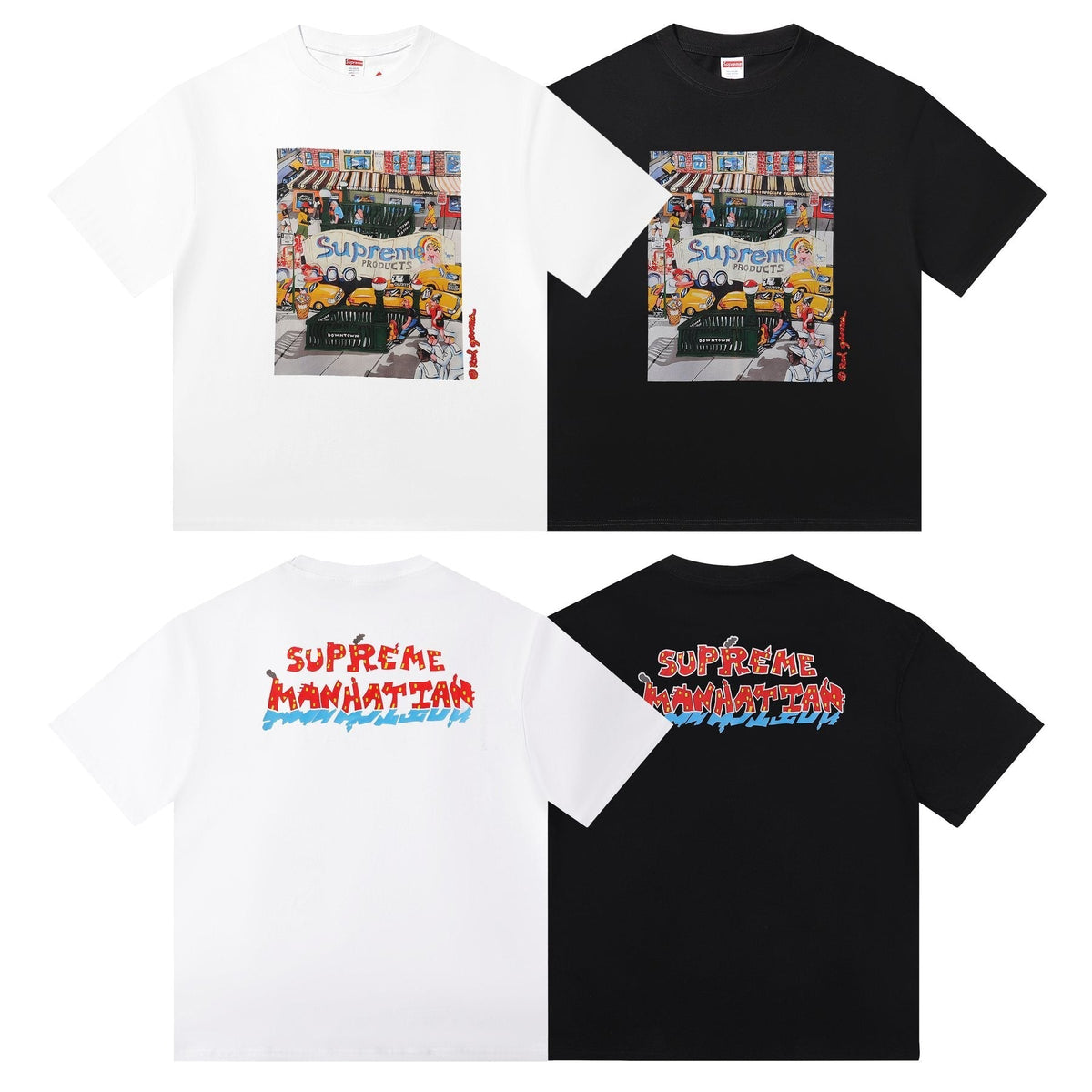 Supreme Manhattan City Graphic Short-Sleeve T-Shirt