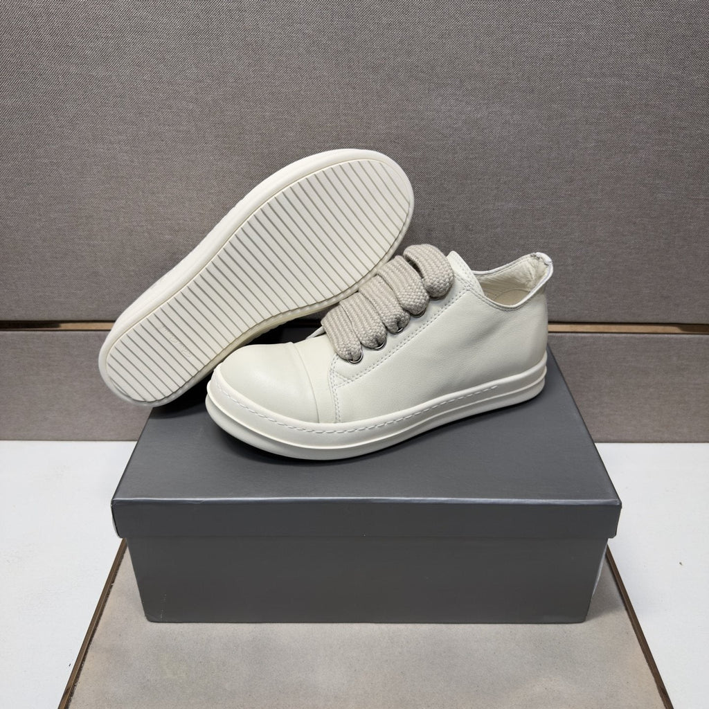 Rick Owens Off-White Low-Top Sneakers